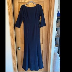 Lulu’s New with tags navy blue 3/4 sleeve dress